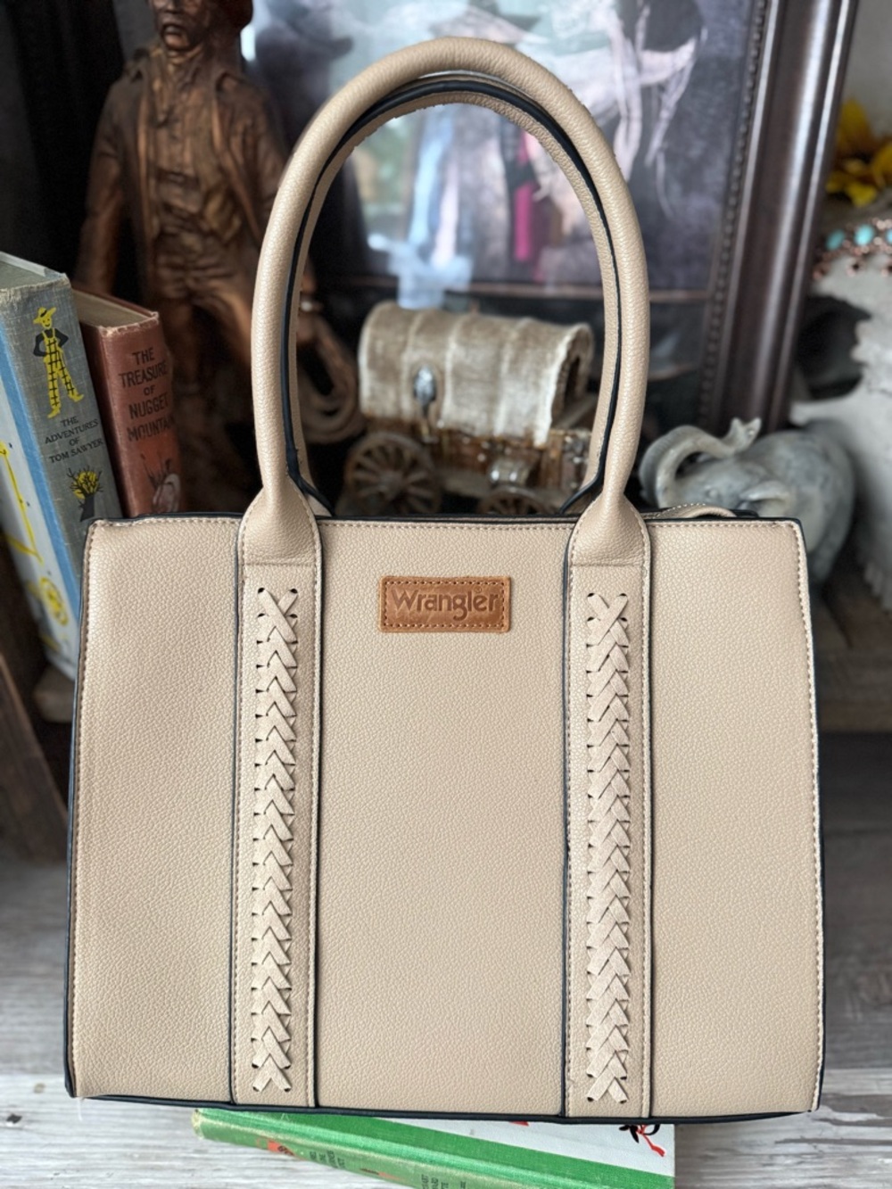 Wrangler Tan Women's Tote Bag
